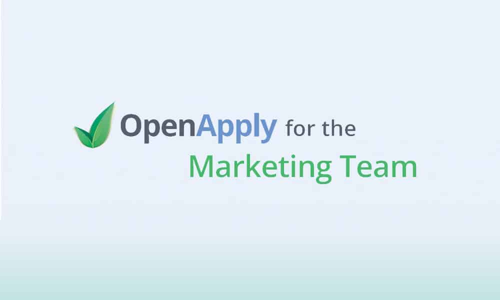 OpenApply for the Marketing Team