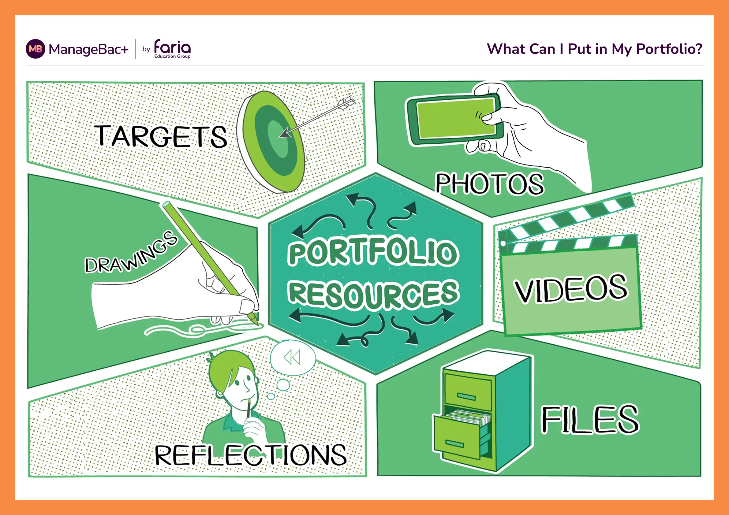 What can I put in my Portfolio?